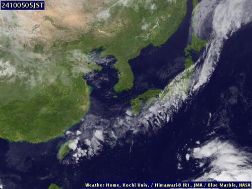 Satellite - Taiwan Strait - Fri 04 Oct 18:00 EDT