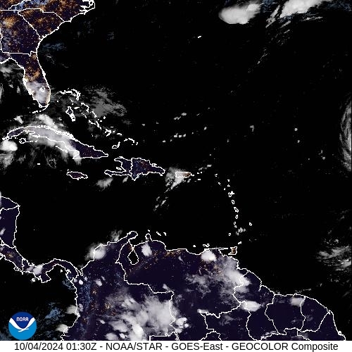 Satellite - Alizes Ouest - Thu 03 Oct 22:30 EDT