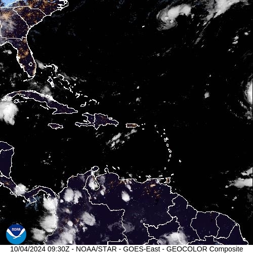 Satellite - Alizes Ouest - Fri 04 Oct 06:30 EDT