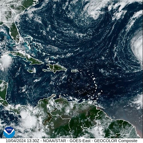 Satellite - Alizes Ouest - Fri 04 Oct 10:30 EDT