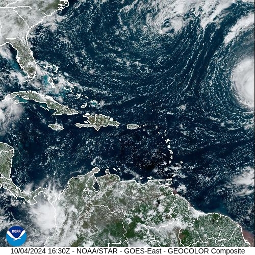 Satellite - Alizes Ouest - Fri 04 Oct 13:30 EDT