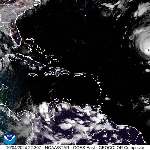 Satellite - Lesser Antilles - Fri 04 Oct 19:30 EDT