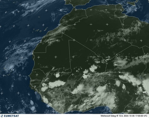 Satellite - Gulf of Guinea - Sat 05 Oct 14:00 EDT