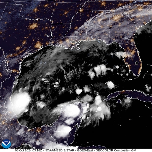 Satellite - Gulf of Honduras - Sa, 05 Oct, 05:16 BST