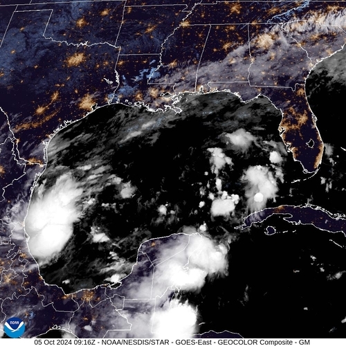 Satellite - Yucatan Strait - Sa, 05 Oct, 11:16 BST