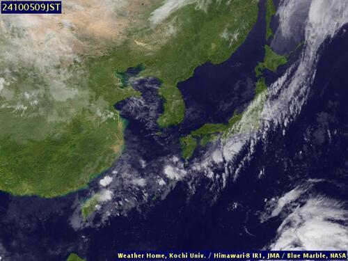 Satellite - Sea of Japan - Fri 04 Oct 22:00 EDT