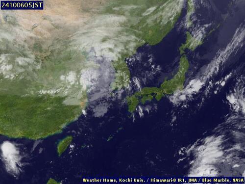 Satellite - Sea of Japan - Sat 05 Oct 18:00 EDT