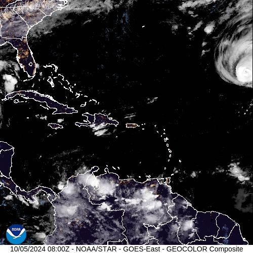 Satellite - Lesser Antilles - Sat 05 Oct 05:00 EDT