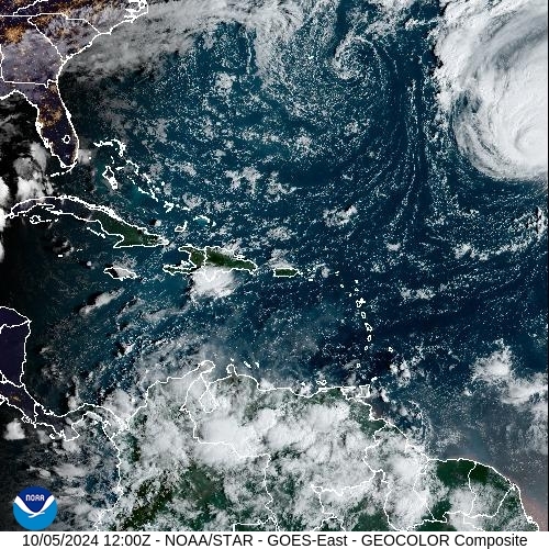 Satellite - Lesser Antilles - Sat 05 Oct 09:00 EDT