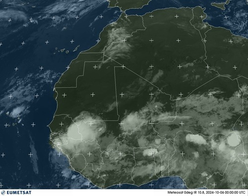 Satellite - Gulf of Guinea - Sat 05 Oct 21:00 EDT