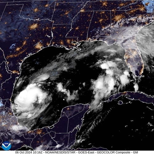 Satellite - Gulf of Mexico - Sun 06 Oct 07:16 EDT