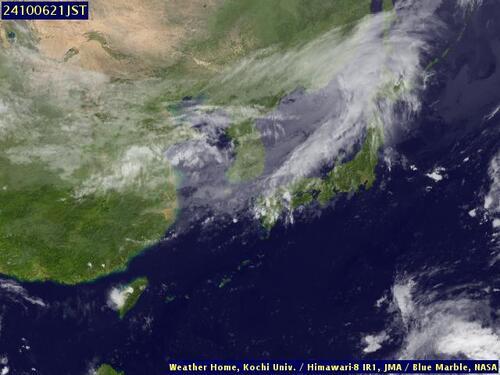 Satellite - Yellow Sea - Su, 06 Oct, 15:00 BST