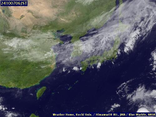 Satellite - Hokkaido - Sun 06 Oct 19:00 EDT