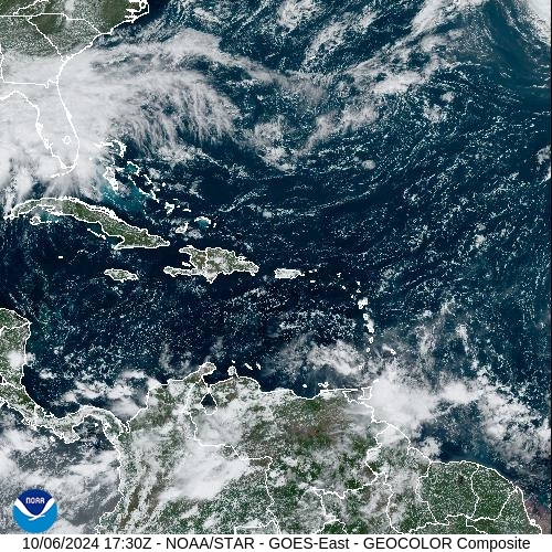 Satellite - Alizes Ouest - Sun 06 Oct 14:30 EDT