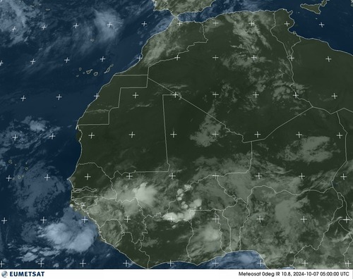 Satellite - Point Noire - Mon 07 Oct 02:00 EDT