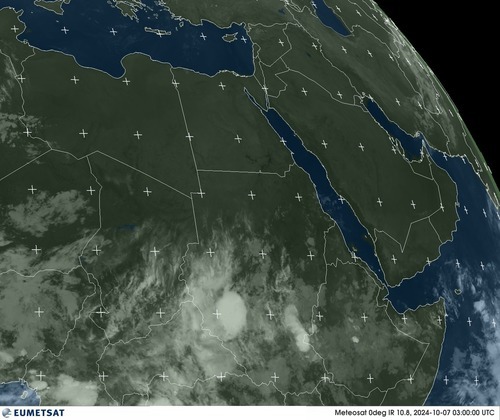 Satellite - Arabian Sea (East) - Mon 07 Oct 00:00 EDT