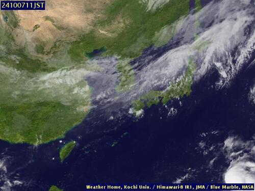 Satellite - Hokkaido - Mon 07 Oct 00:00 EDT