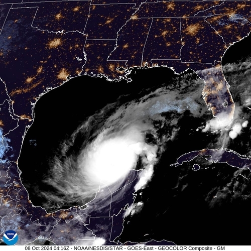 Satellite - Cuba/West - Tue 08 Oct 01:16 EDT