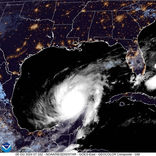 Satellite - Gulf of Honduras - Tue 08 Oct 04:16 EDT