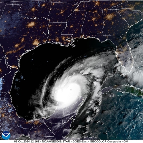 Satellite - Gulf of Honduras - Tue 08 Oct 09:16 EDT