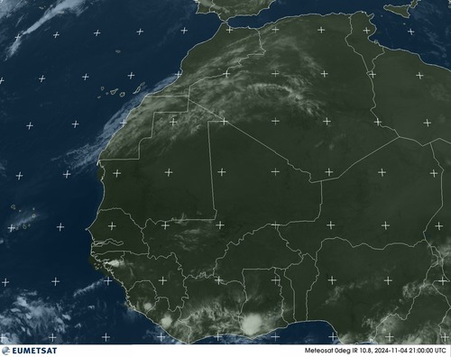 Satellite - Gulf of Guinea - Mon 04 Nov 17:00 EST