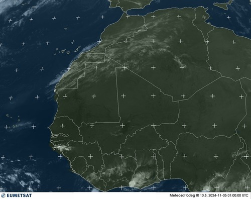 Satellite - Gulf of Guinea - Mon 04 Nov 21:00 EST