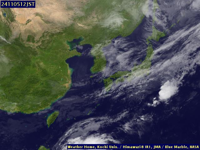 Satellite - Japan - Mon 04 Nov 23:00 EST