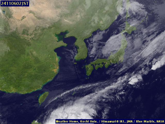 Satellite - Japan - Tue 05 Nov 13:00 EST