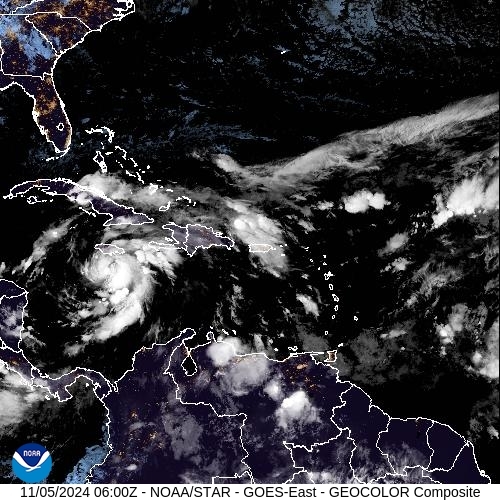 Satellite - Alizes Ouest - Tue 05 Nov 02:00 EST