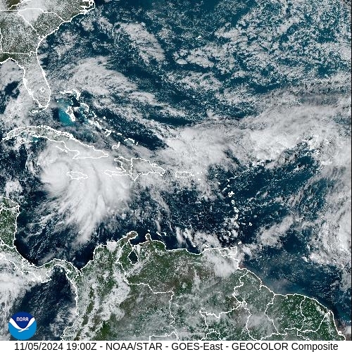 Satellite - Lesser Antilles - Tue 05 Nov 15:00 EST