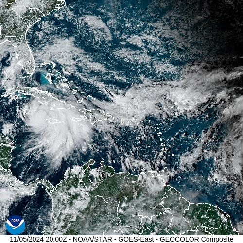 Satellite - Lesser Antilles - Tue 05 Nov 16:00 EST