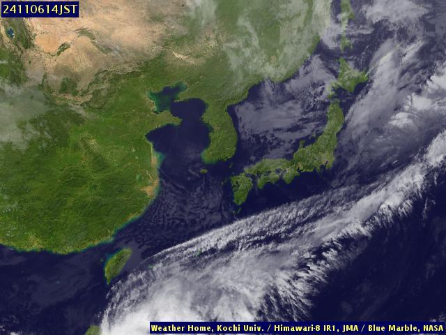 Satellite - Japan - Wed 06 Nov 01:00 EST