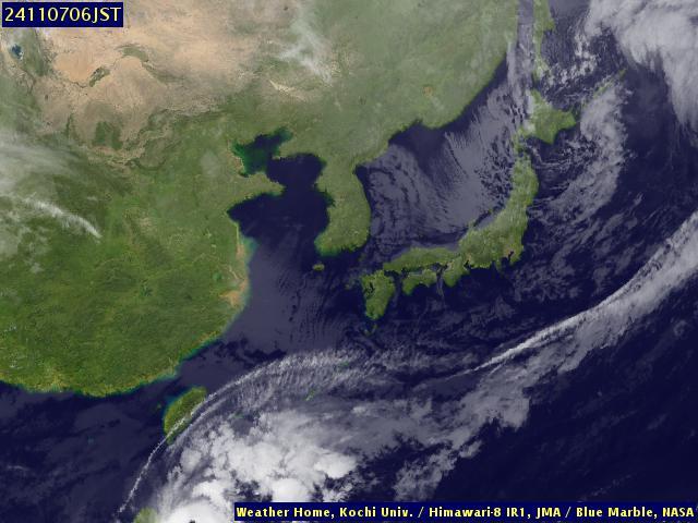 Satellite - Japan - Wed 06 Nov 17:00 EST