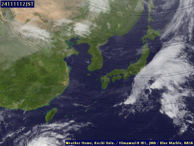 Satellite - Japan - Sun 10 Nov 23:00 EST