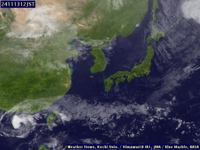 Satellite - Japan - Tue 12 Nov 23:00 EST