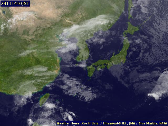 Satellite - Japan - Wed 13 Nov 21:00 EST