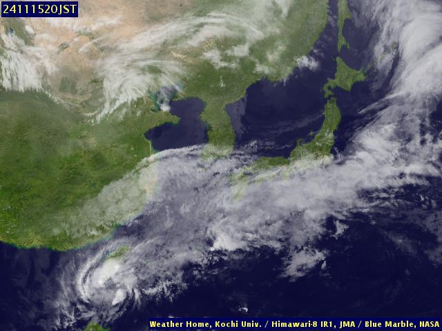 Satellite - Japan - Fri 15 Nov 07:00 EST