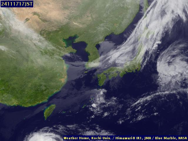 Satellite - Japan - Sun 17 Nov 04:00 EST