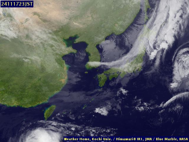 Satellite - Japan - Sun 17 Nov 10:00 EST