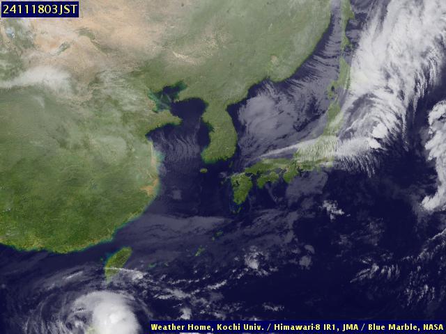 Satellite - Japan - Sun 17 Nov 14:00 EST