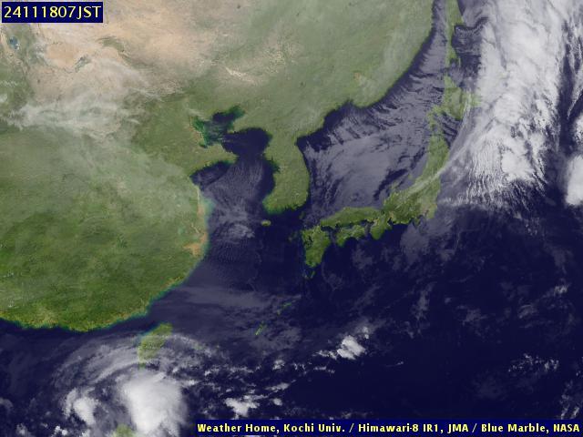 Satellite - Japan - Sun 17 Nov 18:00 EST