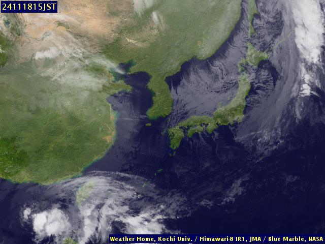 Satellite - Japan - Mon 18 Nov 02:00 EST