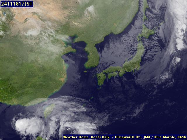 Satellite - Japan - Mon 18 Nov 04:00 EST