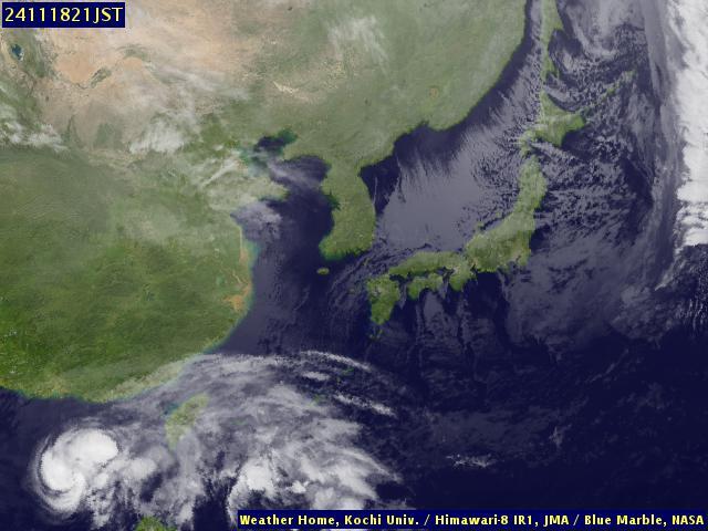 Satellite - Japan - Mon 18 Nov 08:00 EST