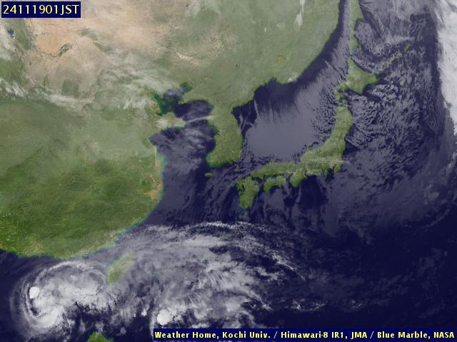 Satellite - Japan - Mon 18 Nov 12:00 EST