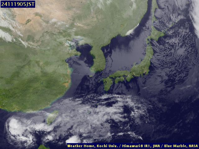 Satellite - Japan - Mon 18 Nov 16:00 EST