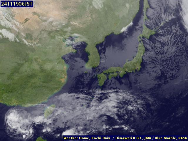 Satellite - Japan - Mon 18 Nov 17:00 EST