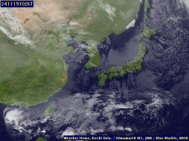 Satellite - Japan - Mon 18 Nov 21:00 EST