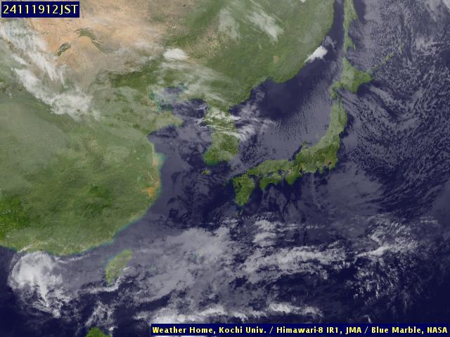 Satellite - Japan - Mon 18 Nov 23:00 EST