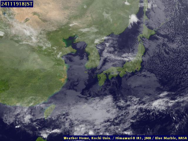 Satellite - Japan - Tue 19 Nov 05:00 EST